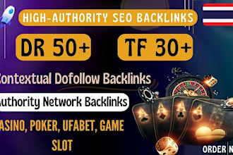 do high quality tf and DR SEO backlinks for fast google ranking