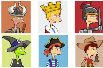 do awesome nft art with 1 design 10 different traits