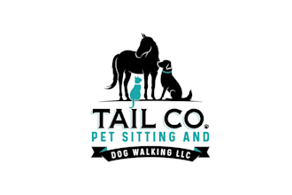 design a unique pet sitting and dog walking logo