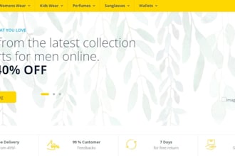 make a beautiful website with domain