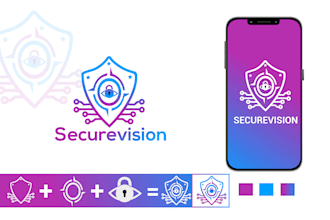 create custom tech startup app crypto and technology logo