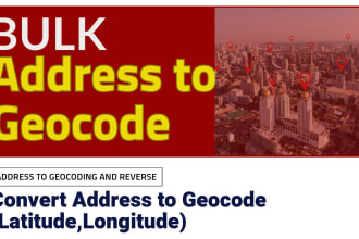 convert address to geocode coordinates or reverse geocode