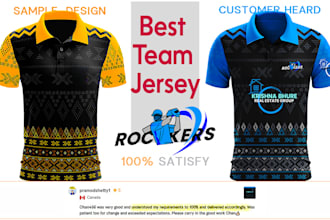 do any custom sublimation sports jersey design