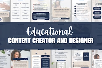 be your educational content creator and designer