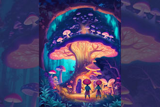design KDP childrens book illustration