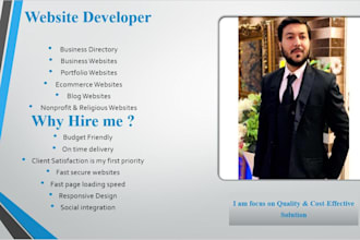 develop a fast, secure, and SEO friendly website for your business