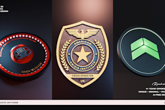 design crypto token cryptocurrency coin nft blockchain bitcoin badge logo