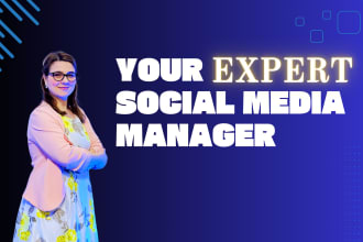 be your social media marketing manager
