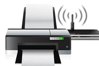 install setup network printer brother, hp, canon