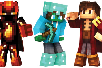 il do a custom minecraft skin