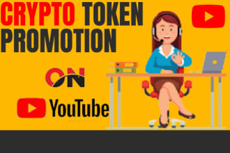 do crypto  token promotion on you tube channel