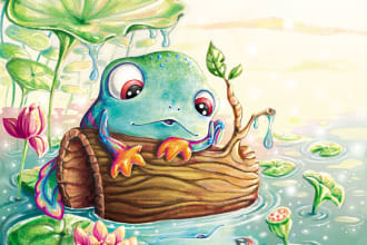 draw children book illustrations