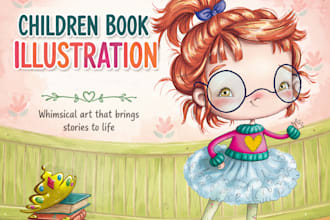 illustrate a whimsical childrens book