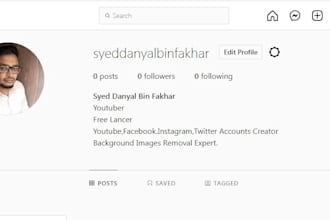 create all social media acount facebook insta professionally