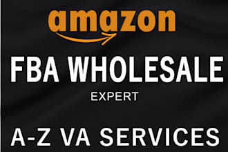 be your amazon fba wholesale virtual assistant