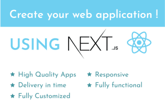 create your own web app using  nextjs and nodejs