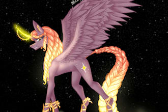 draw or redesign your amazing pony character