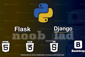 help you with web development in django or flask