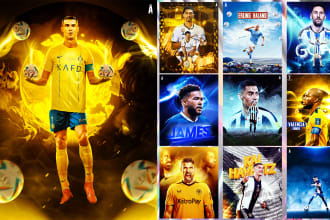 football and sports flyer and poster gym flyer, flyer poster