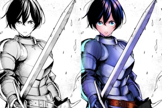 colorist of manga and comics