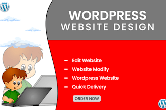 modify wordpress website design expertly