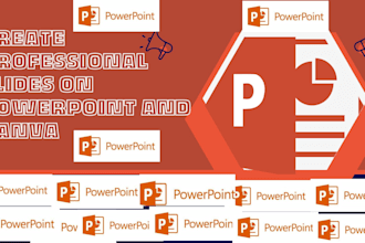 create professional  slides on canva and power point