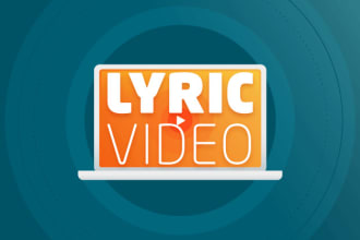 make a lyric video for a random famous song