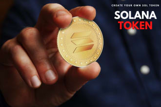 create solana token on solana blockchain