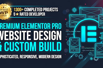 build a premium elementor pro wordpress website