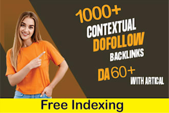 provide white hat high quality contextual dofollow backlinks