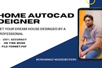 do 2d 3d autocad designs for your construction work