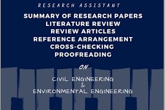 write a summary of research articles in engineering
