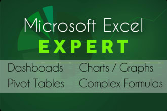 help you with excel formulas, pivot tables and macros