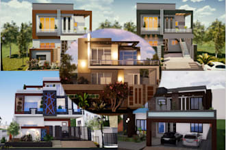 do architectural 2d plans, interior designs, 3d modeling