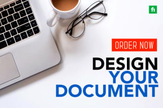 design layout of your document and book