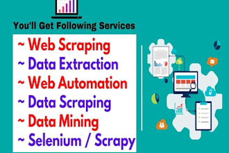 do your website scrapping and python scripting