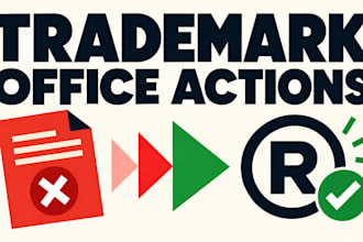 help in responding to trademark office actions or objections