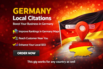 create local citations for germany to improve local SEO and gmb ranking
