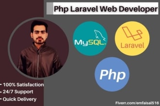 fix bugs and develop custom php laravel web, laravel api as a laravel dev