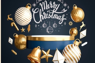 put your small message on christmas card