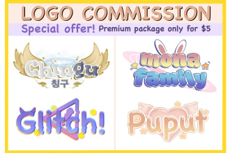 create vtuber or streamer logo design