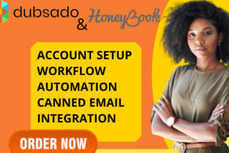 set up dubsado and honeybook CRM accounts