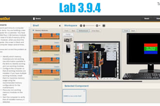 assist in testout labs, cisco simulation and network configuration
