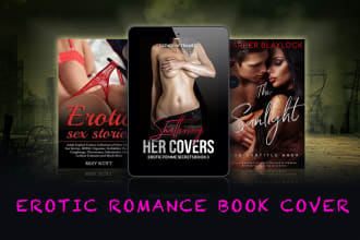 design kindle book cover, erotica or romance ebook cover