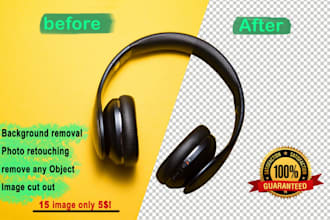photo background removal and cut out image fast