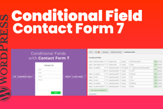setup contact form 7 with conditional field