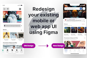 redesign, reskin, or enhance your mobile app UI in figma