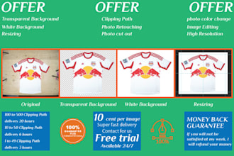 do background removal, high quality image editing within 24h