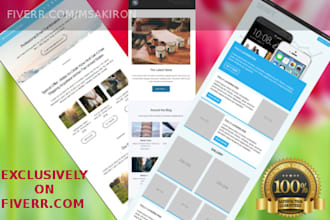 make Editable Responsive HTML Email Newsletter Template
