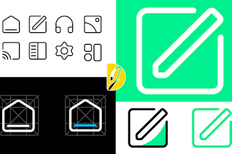 Big Deals!  design vector line icon for app and website
